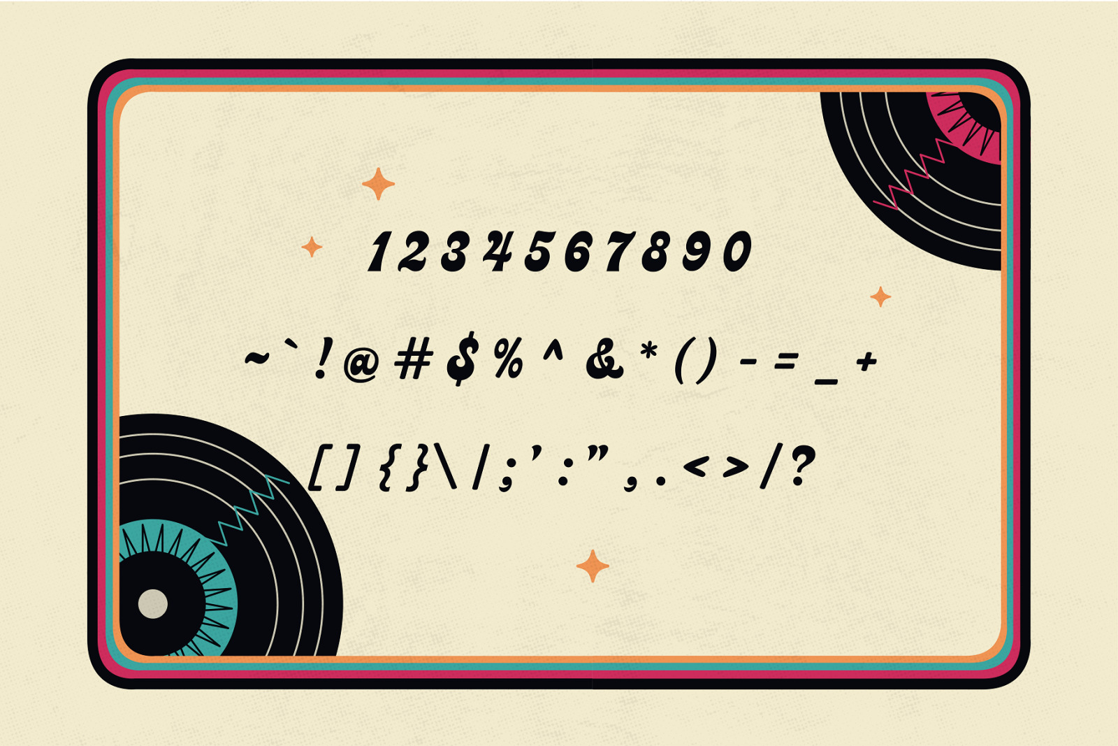 Moonlight - Groovy Disco Typeface Moonlight - Groovy Disco Typeface