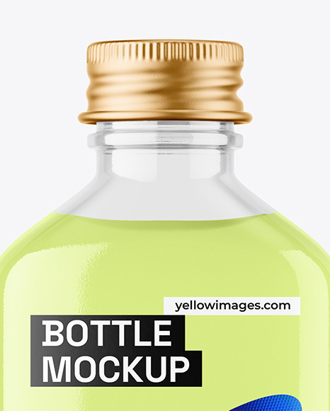 Clear Bottle Mockup