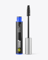 Opened Matte Mascara Tube Mockup