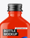 Glossy Bottle Mockup