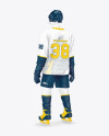 Hockey Uniform Kit Mockup – Half Side View