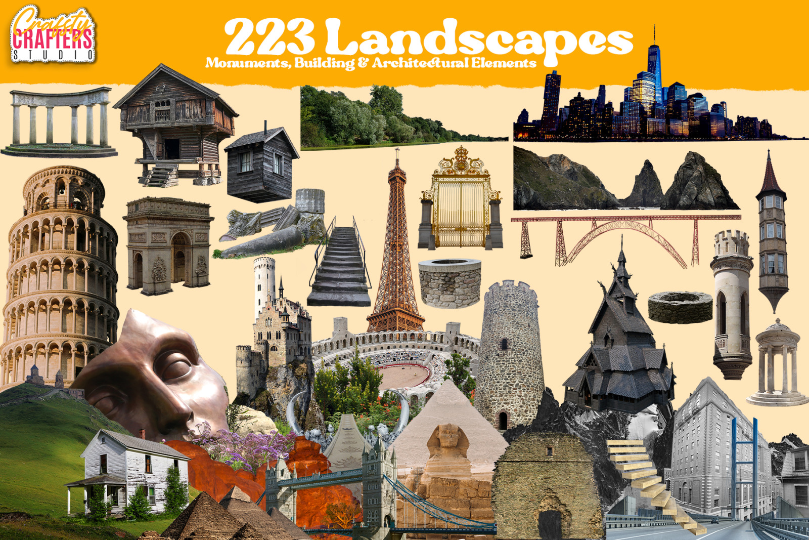 Vintage Collage Kit 2837+ Elements Vintage Collage Kit 2837+ Elements