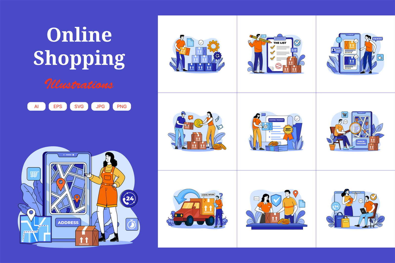 M686_Online Shopping Illustration Pack_Part 02