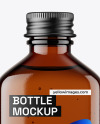 Amber Bottle Mockup