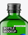 Green Bottle Mockup