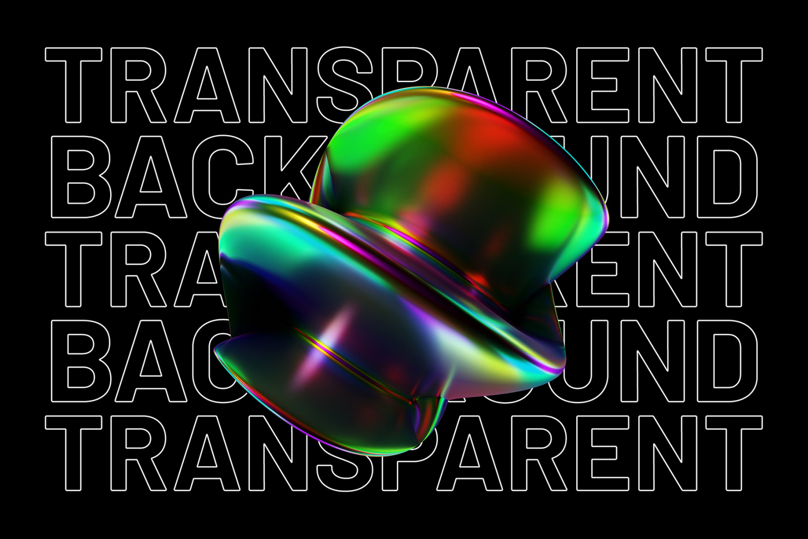Holographic 3D Abstract Shapes Holographic 3D Abstract Shapes