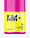 Glossy Roll-On Deodorant Mockup