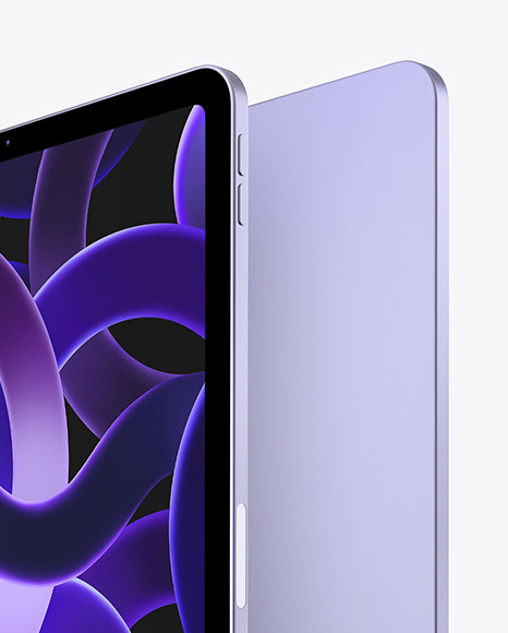 Two iPad Air 5 Purple