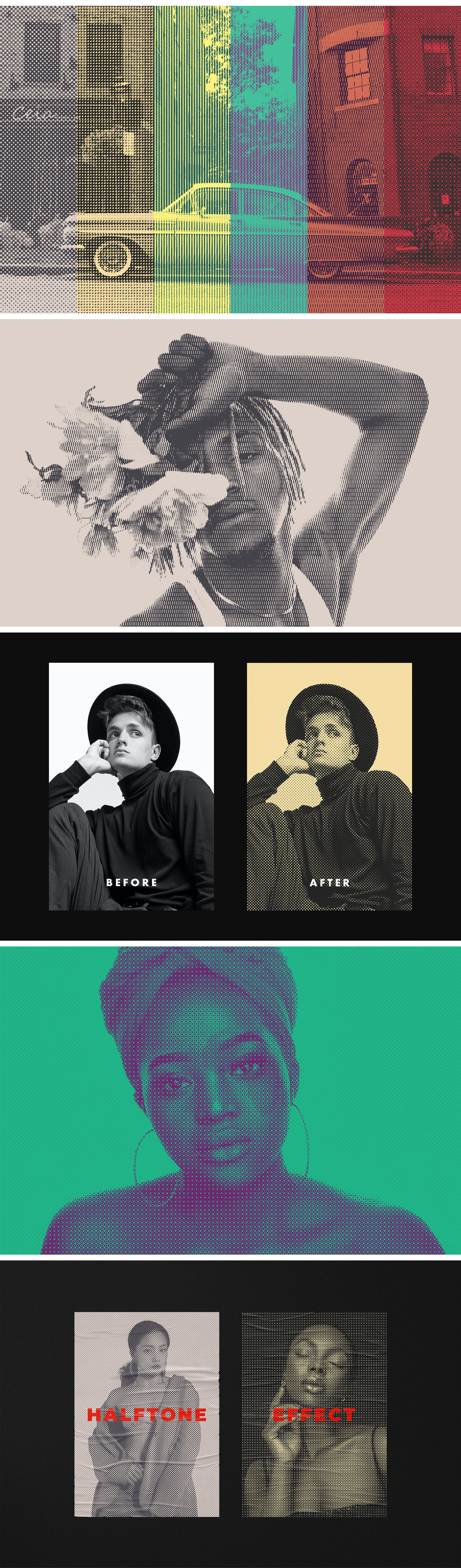 Halftone Pattern Photo Effects Halftone Pattern Photo Effects