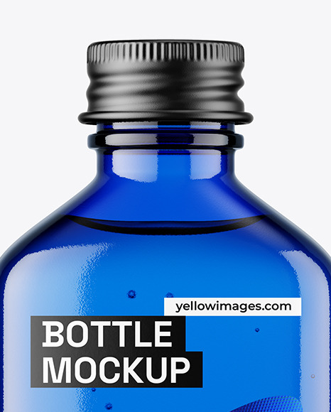 Blue Bottle Mockup