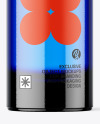 Blue Airless Pump Bottle Mockup Blue Airless Pump Bottle Mockup