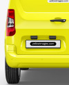 Panel Van Mockup - Back View