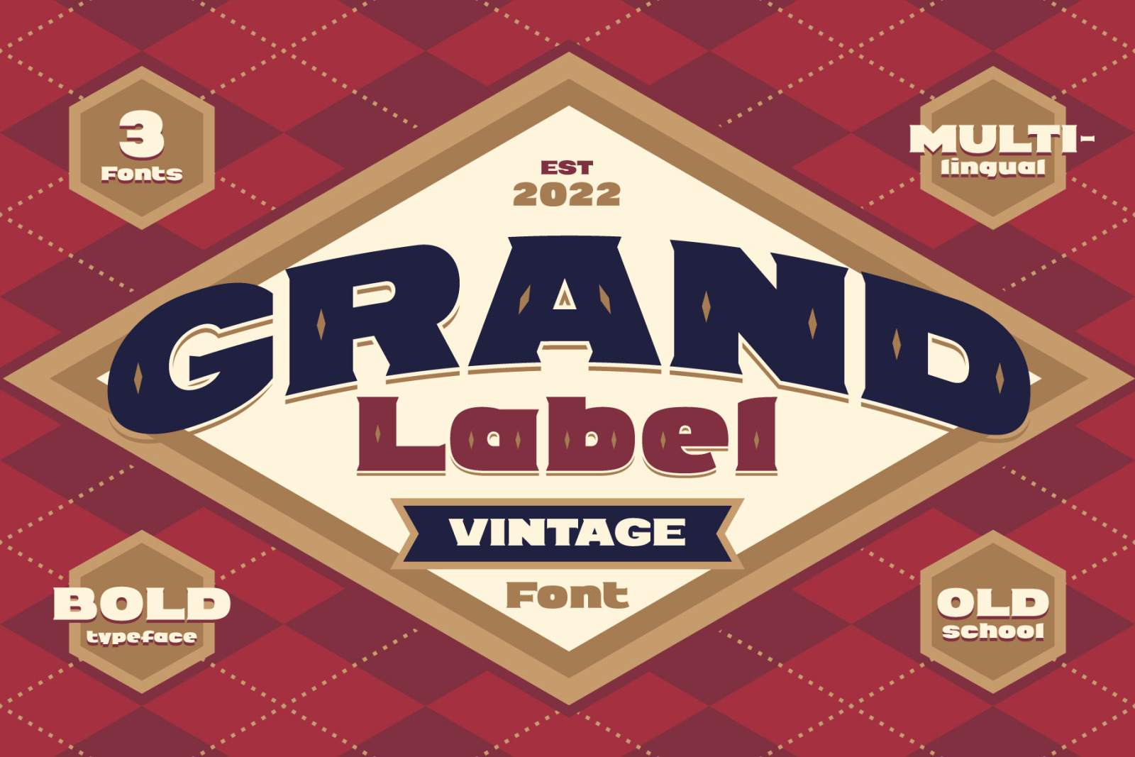 Grand Label - Font with Bonus Grand Label - Font with Bonus