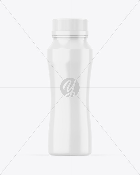 Glossy Plastic Bottle Mockup