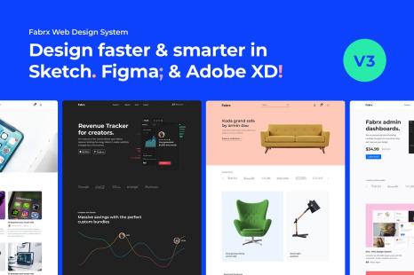 Fabrx Web Design System Templates - Web designers