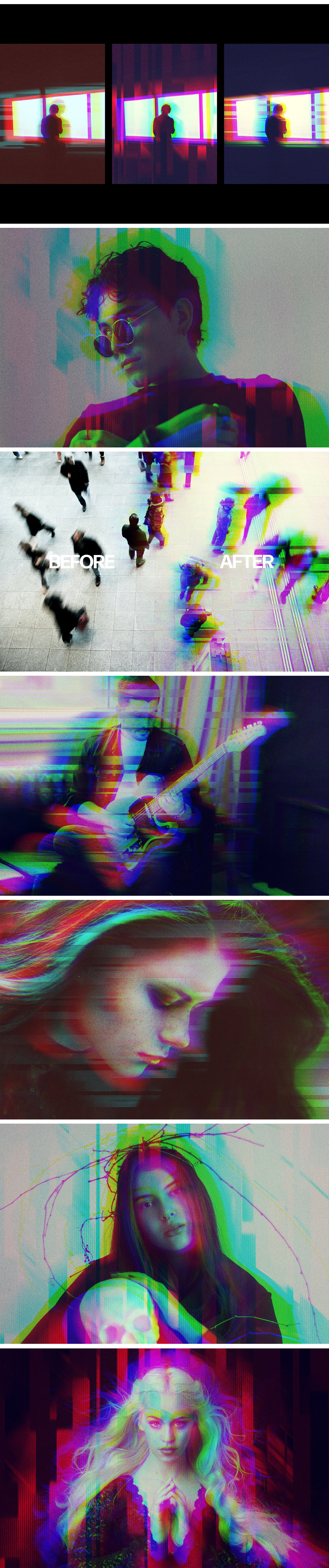 Glitch Photoshop Effect