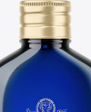 Blue Glass Bottle Mockup
