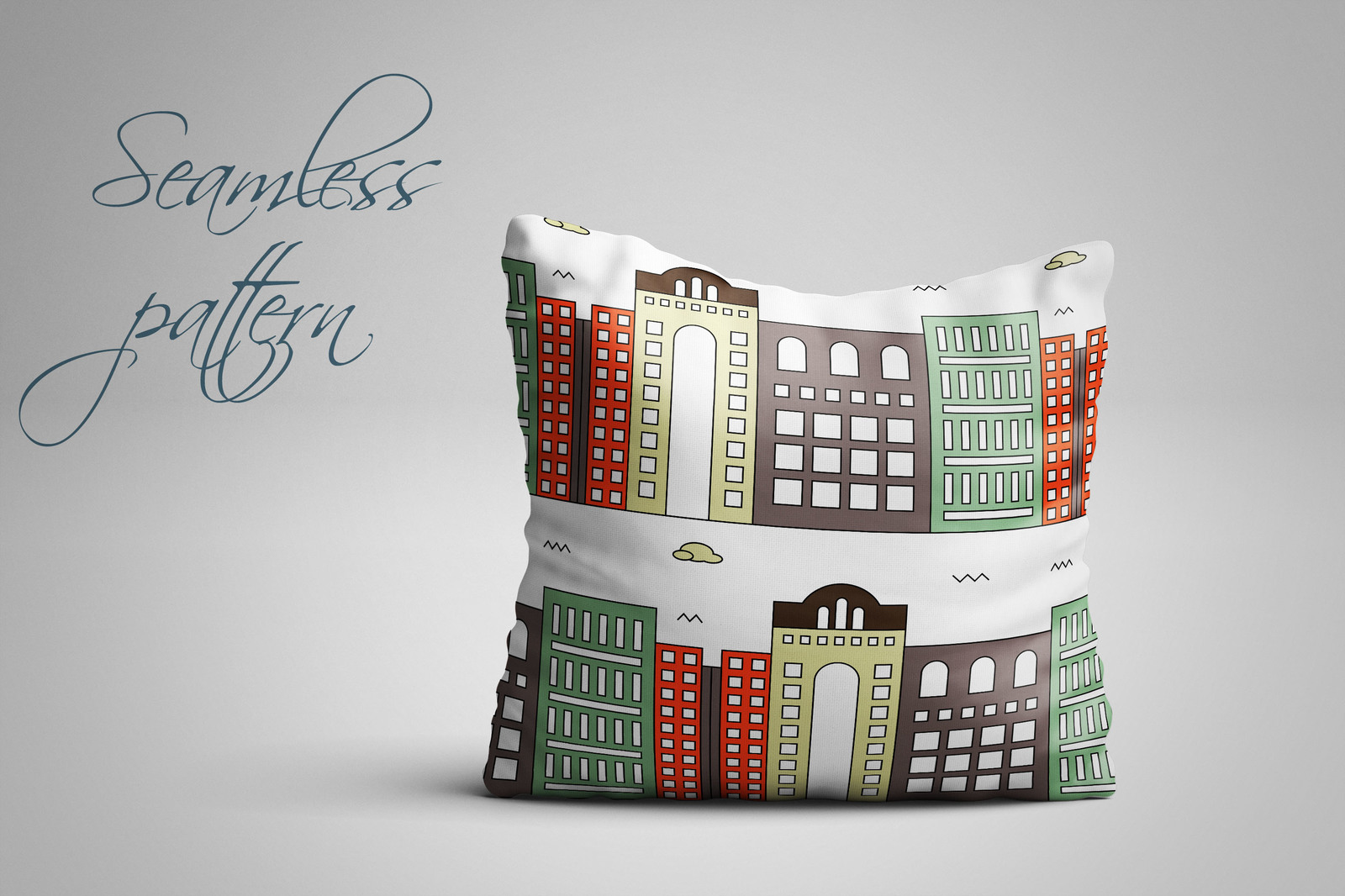 Flat Cityscape Set Flat Cityscape Set