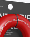 Glossy Rubber Hand Grip Mockup - Half Side View
