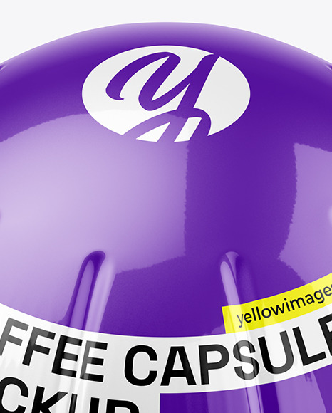 Glossy Coffee Capsule