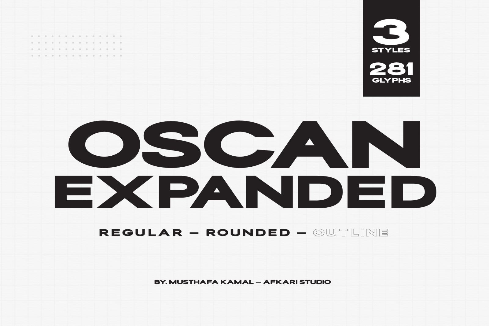 Oscan Expanded - Display Sans Serif Font Oscan Expanded - Display Sans Serif Font