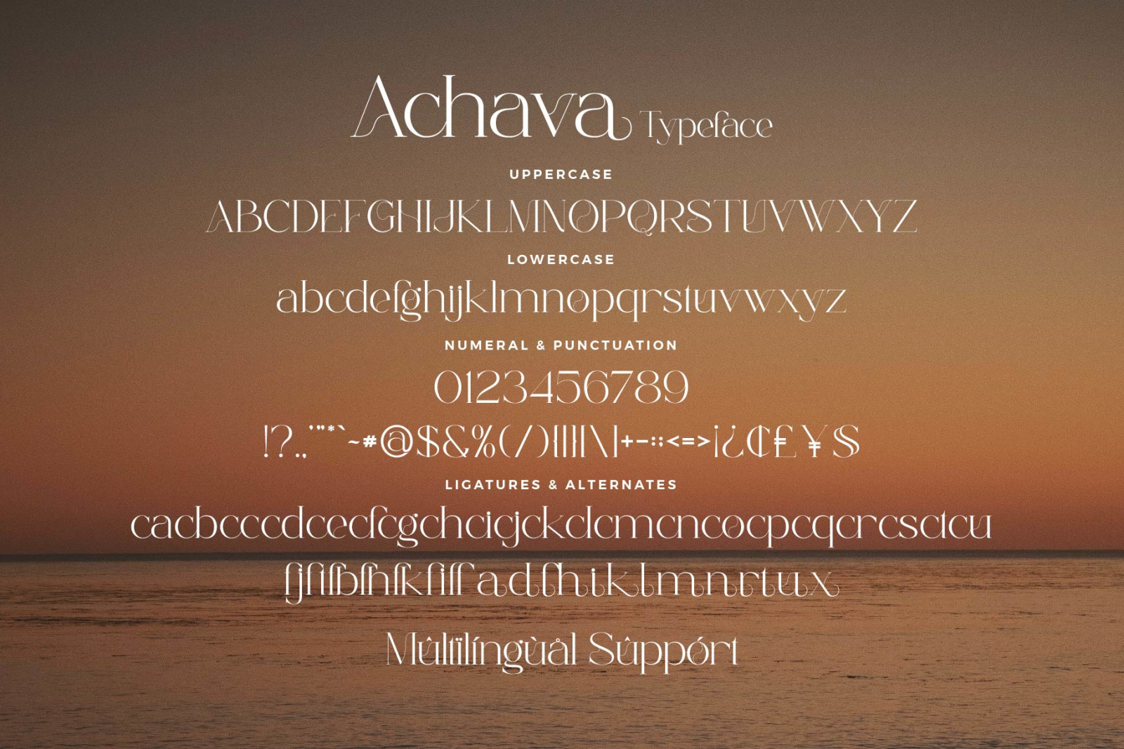 Achava Font Achava Font