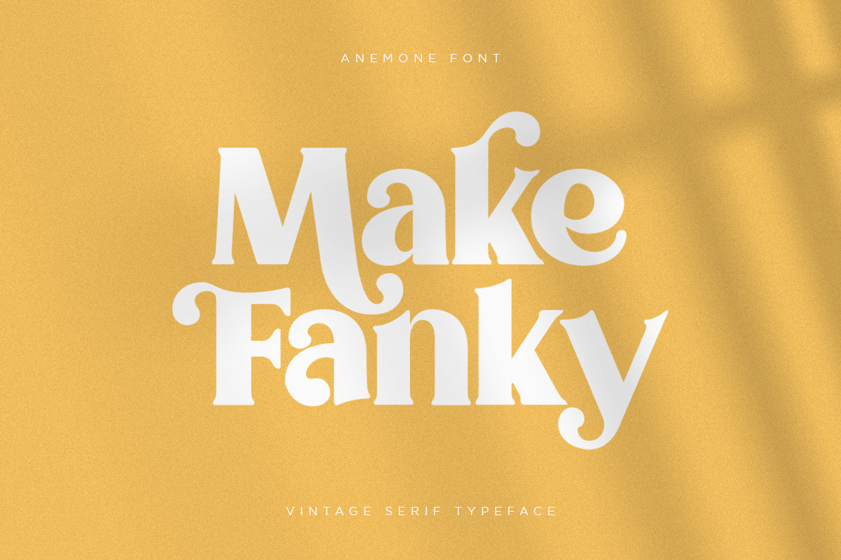 Anemone | Vintage Serif Anemone | Vintage Serif