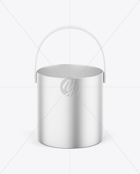 Metallic Bucket Mockup