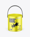 Metallic Bucket Mockup