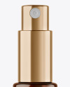 Amber Glass Spray Bottle Mockup