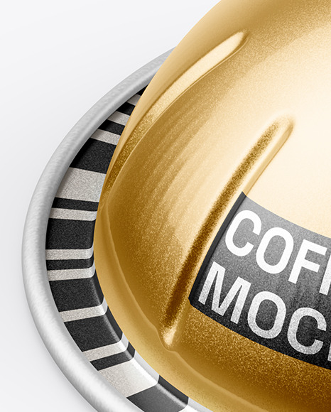 Metallic Coffee Capsule