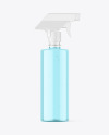 Clear Spray Bottle Mockup