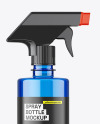 Blue Spray Bottle Mockup