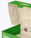 Opened Cardboard Mailing Box Mockup