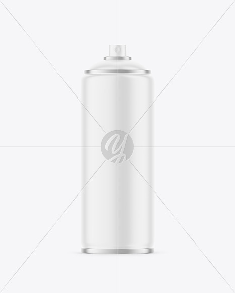 Matte Paint Spray Bottle Mockup