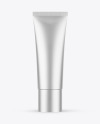 Matte Metallic Cosmetic Tube Mockup