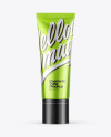 Metallic Cosmetic Tube Mockup