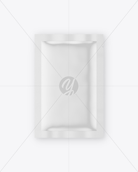 Glossy Sachet Mockup