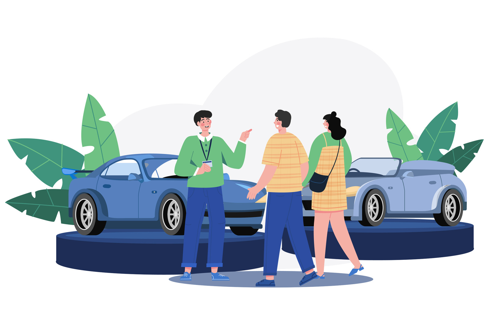 M550_Car Dealership Illustrations_Part 01 M550_Car Dealership Illustrations_Part 01