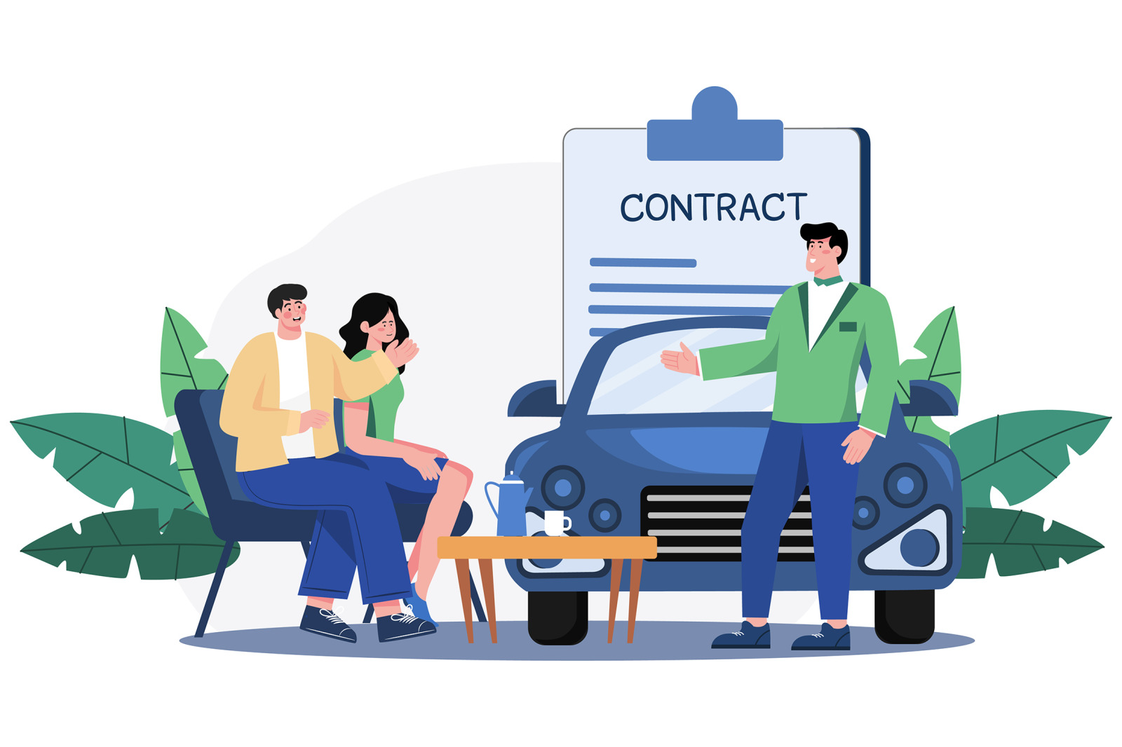 M550_Car Dealership Illustrations_Part 01