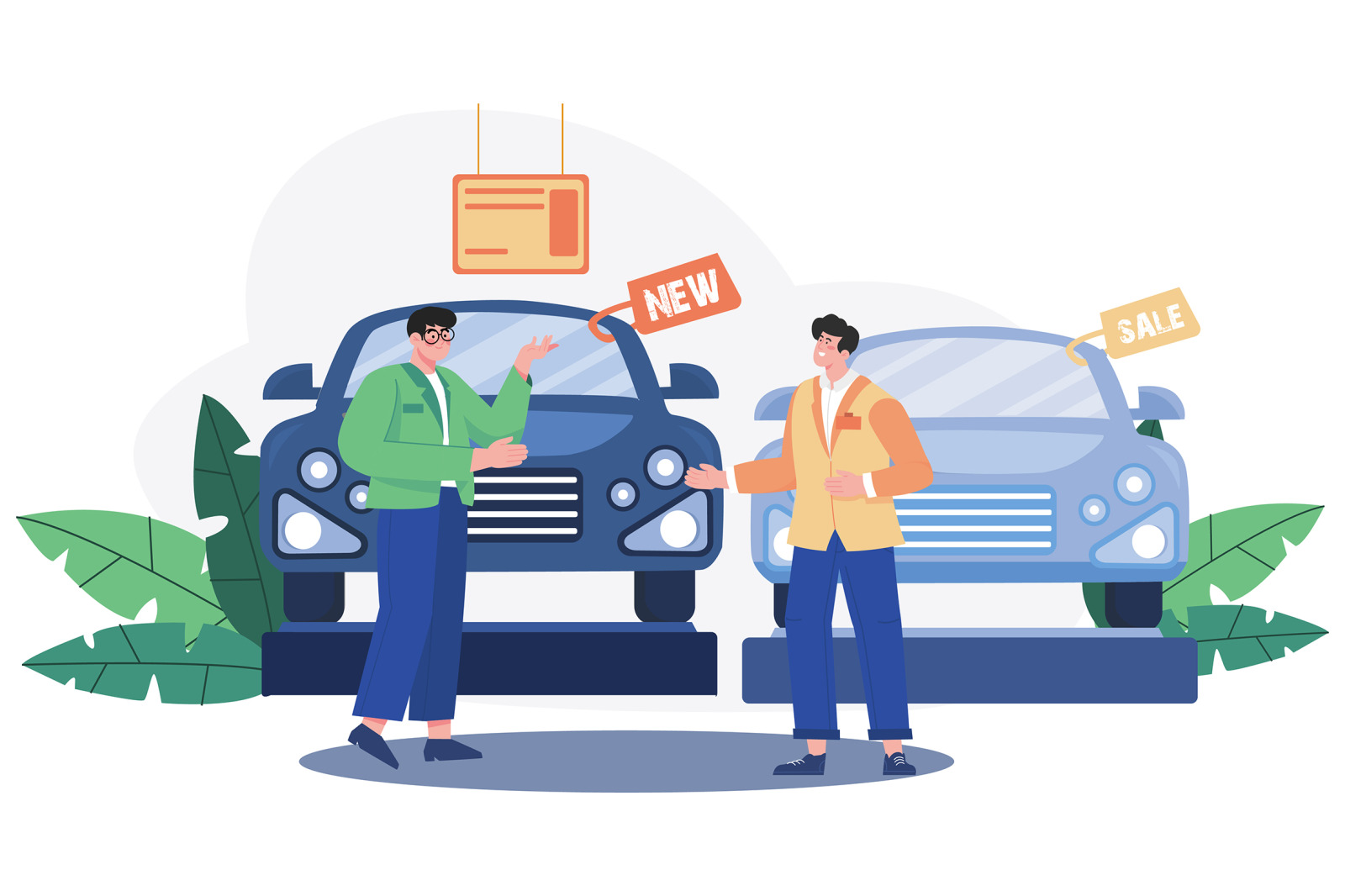 M550_Car Dealership Illustrations_Part 02 M550_Car Dealership Illustrations_Part 02