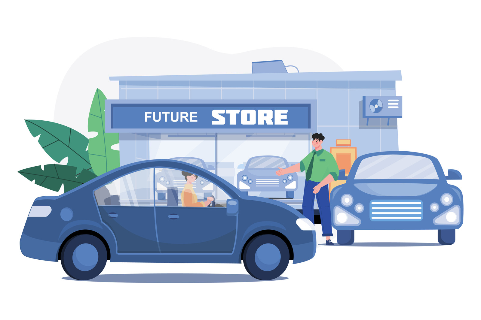 M550_Car Dealership Illustrations_Part 02 M550_Car Dealership Illustrations_Part 02