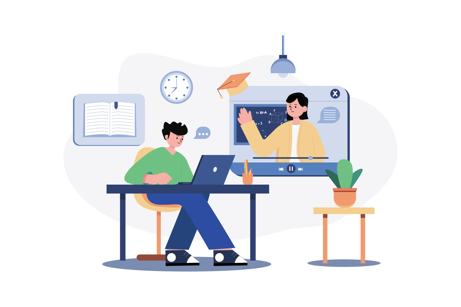 M551_Online Education Illustration_Part 01 M551_Online Education Illustration_Part 01