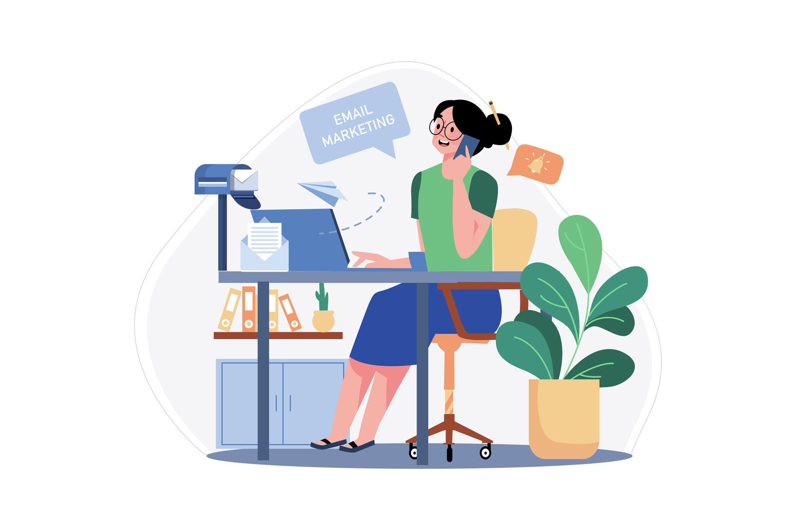 M553_Remote Work Illustration_Part 01 M553_Remote Work Illustration_Part 01