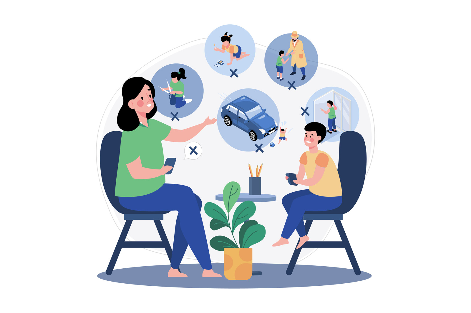 M553_Remote Work Illustration_Part 02 M553_Remote Work Illustration_Part 02