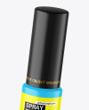 Two Matte Spray Bottles Mockup Two Matte Spray Bottles Mockup