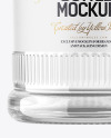 Clear Glass Vodka Bottle Mockup