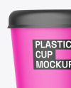 Matte Plastic Cup Mockup