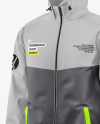 Men's Windbreaker Jacket with Pants Mockup - Half Side View