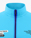 Men's Long Sleeve Track Jacket Mockup - Front View